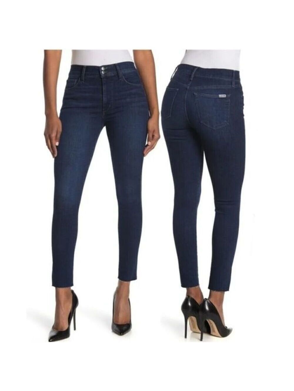 Joe's Jeans High Rise Skinny Ankle w/ cut Hem in Houlston